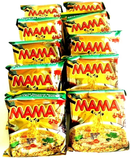 MAMA Instant Noodles Artificial Pork Flavor,30 Pkgs.x 2.12 Oz.(60g) – KT  Market