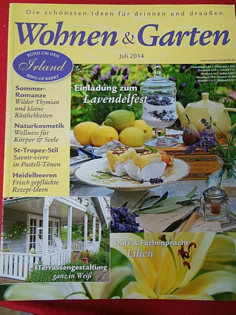 Wohnen & Garten - Magazin (Naturkosmetik; Rezepte; Irland; Sommer) ungelesen