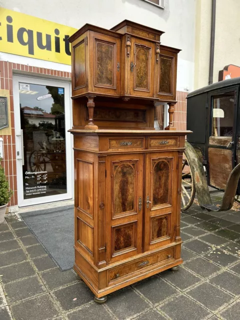 Gründerzeit Anrichte Vertiko Buffet Zierschrank Halbschrank Kommode um 1880 2