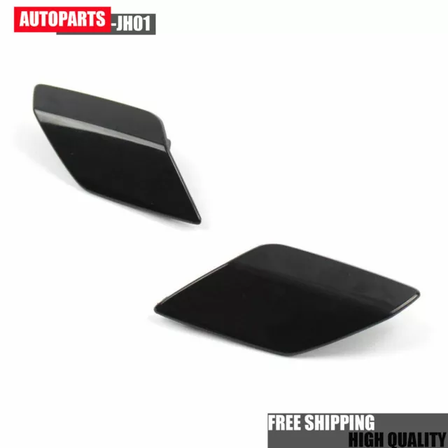 Pair Front Headlight Washer Jet Spray Cover Cap Fit VW Golf 6 MK6 GTI 2009-13 US