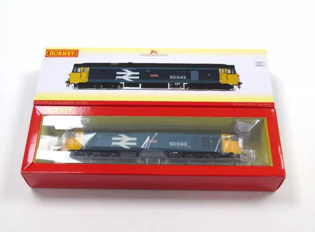 Hornby OO Gauge BR Class 50 Co-Co 50042 Triumph Era 7 DCC Ready New R30154 Boxed