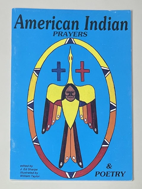 American Indians Prayer & Poetry - Vintage Cherokee Publication - Cherokee NC LN