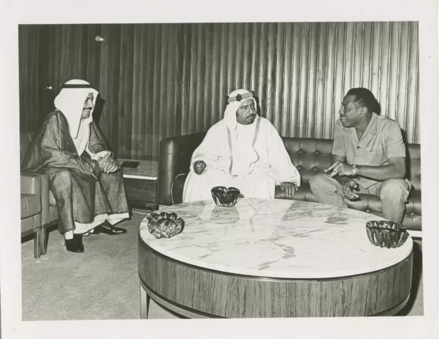 Isa bin Salman Al Khalifa king Of Bahrain A23 A2317  Original Vintage Photo