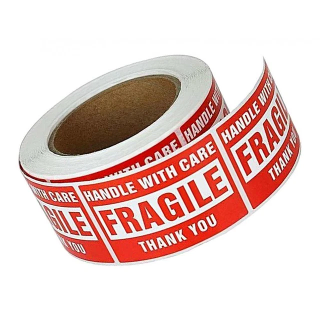 WARNING LABELS ON A Roll. Here, Show The Package Orientation EUR 12,69