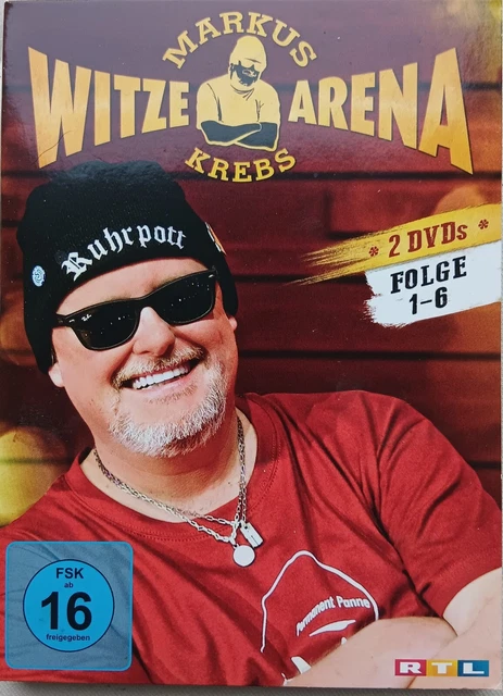 Markus Krebs - Witzearena 2019 2 DVDs  neu !  Comedy ungekürzte Show Folge 1 - 6
