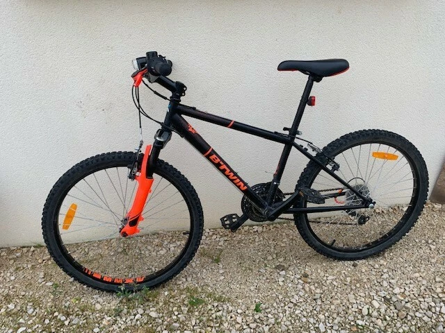VÉLO DÉCATHLON ENFANT 24 Pouces 9/12 Ans Rockrider 500 EUR 95,00
