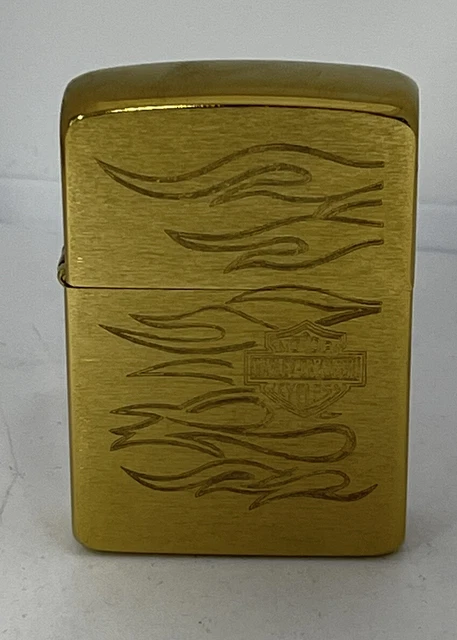 Zippo 2010 Harley Davidson 1941 Replica Japan Issue Brass Lighter Unfired  V064