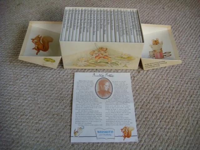1987 The World of Peter Rabbit by Beatrix Potter Presentation Box 23 Books