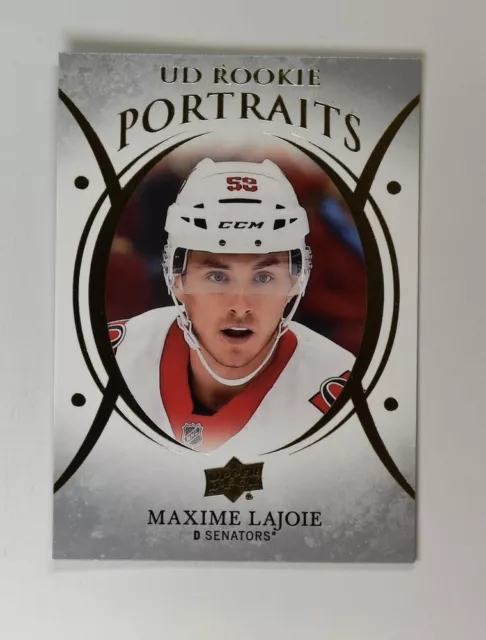 2018-19 18-19 UD Upper Deck Series 2 Rookie Portraits #P-57 Maxime Lajoie