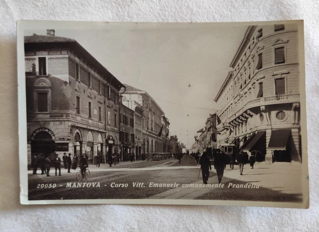 8318  Mantova Corso Vitt. Emanuele Comunemente Prandella Viaggiata 1934 Animata