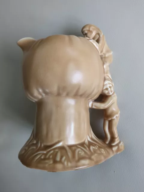 Sylvac Vintage Large Mushroom Jug No 1969 Gnomes Vase Staffordshire England