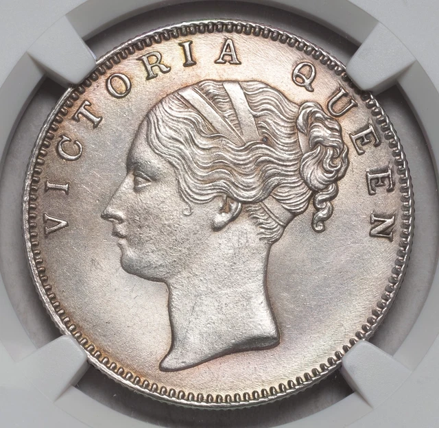 1840, India. Silver Rupee Coin. SW-2.21. Doubled Die & Flying Berries! NGC MS63! 1840, India. Silver Rupee Coin. SW-2.21. Doubled Die & Flying Berries! NGC MS63!