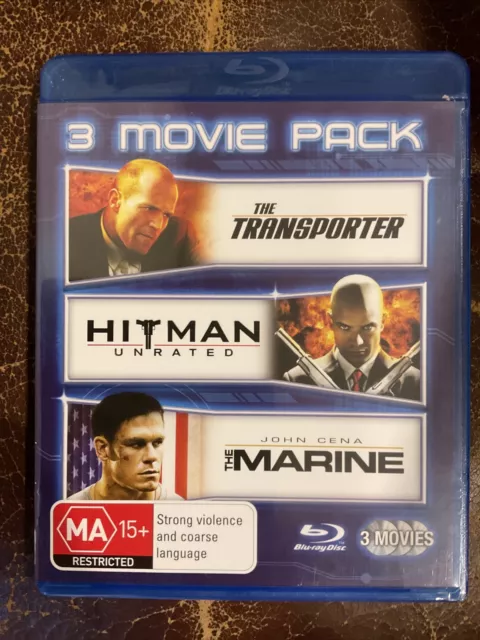 The Transporter / Hitman Unrated / The Marine - Blu Ray