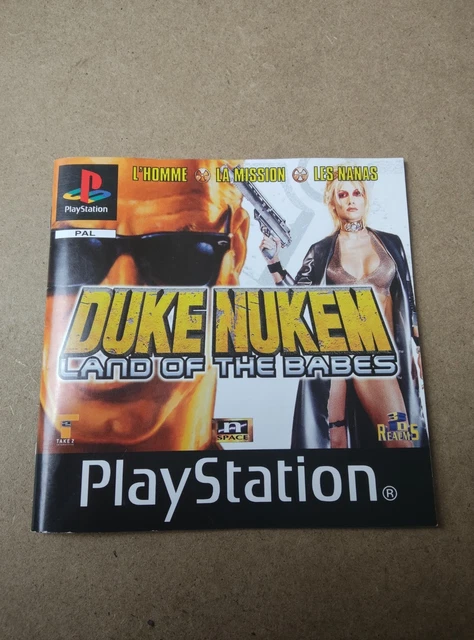 Duke Nukem: Land Of The Babes – PS1 PAL FR – Bon état Sans Notice – Jeu Rétro PlayStation