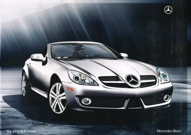 2010 Mercedes Benz SLK-Class SLK300 SLK350 14-page Sales Brochure Catalog