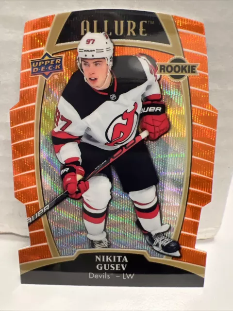 2019-20 Upper Deck Allure Orange Slice #90 Nikita Gusev RC #088/199