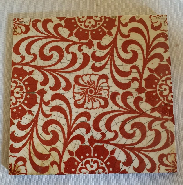 Antique Tile, Austhetic Movement. Mintons, C1900. 2