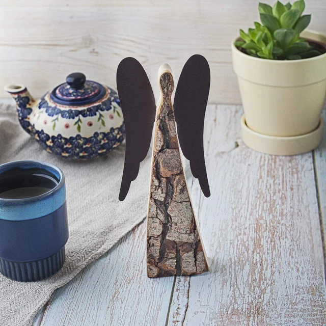 Wood Angel Figurine, Angel Statue, Angel Decor, Sympathy Gifts, Memorial Gift
