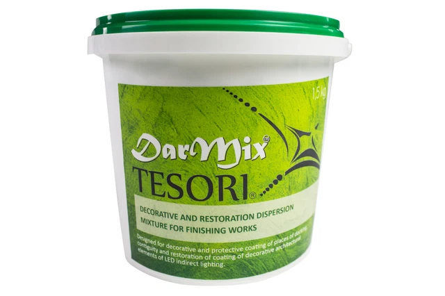 1,5 kg espátula para perfiles de estuco listo para usar cubo Tesori DarMix fino 1,5 kg espátula para perfiles de estuco listo para usar cubo Tesori DarMix fino
