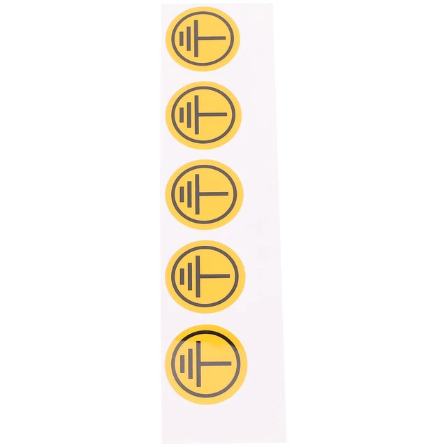 WARNING STICKERS ELECTRICAL Grounding Panel Labels Breaker Earth ...