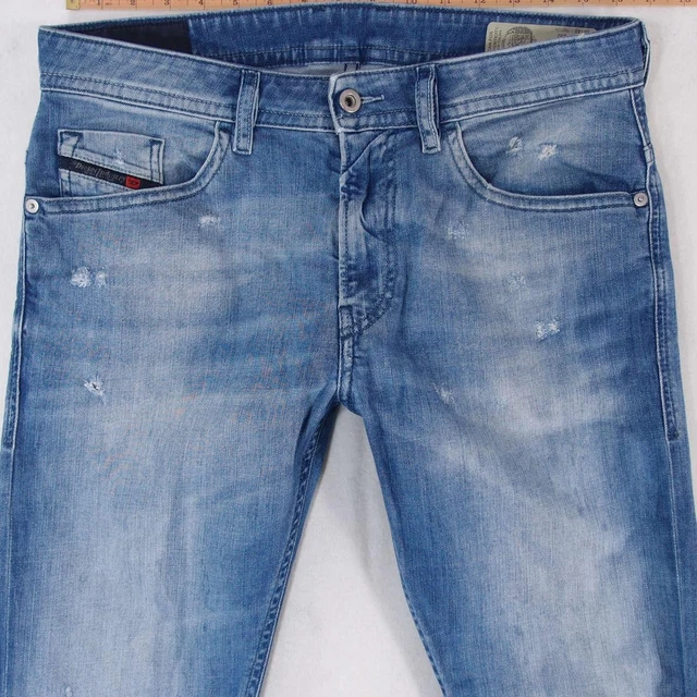 Jeans Diesel THOMMER Skinny Bleu - Taille W32 L30 - Élasthanne - Occasion Parfait État