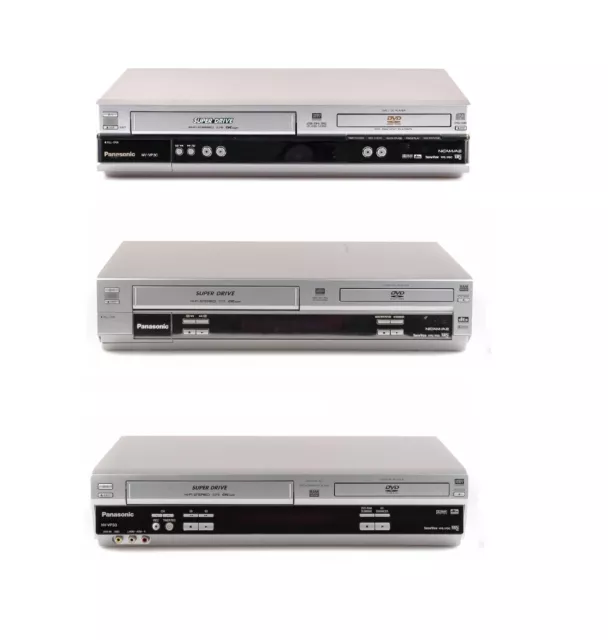 PANASONIC DVD PLAYER & VHS Video Tape VCR Recorder Fully Serviced 1yr