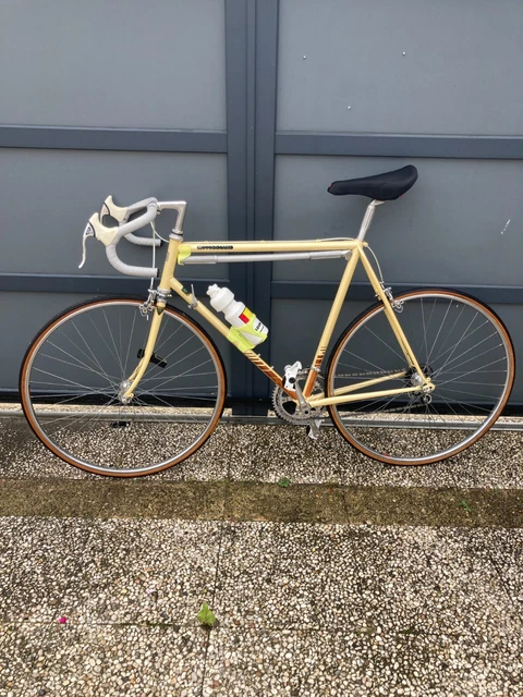 Vélo De Course Vintage Motobécane – Cadre Acier Reynolds 531, Jaune, 12 Vitesses, Homme