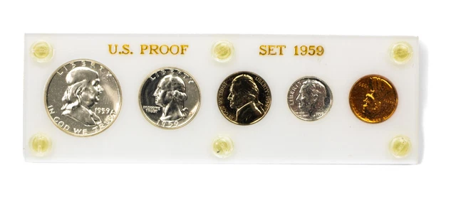 1959 US Proof Set GEM BEAUTIES in Capital Holder