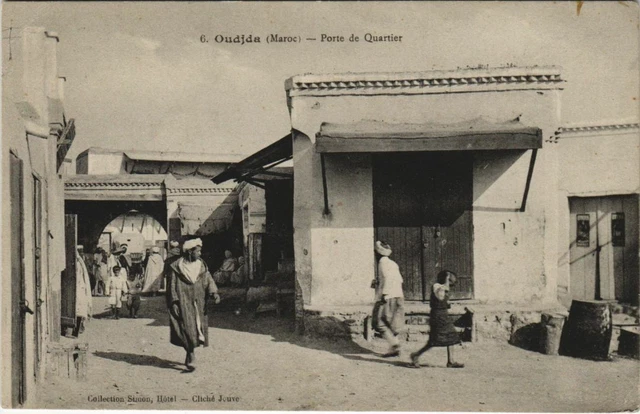 CPA AK MAROC OUDJDA Porte de Quartier (31070)