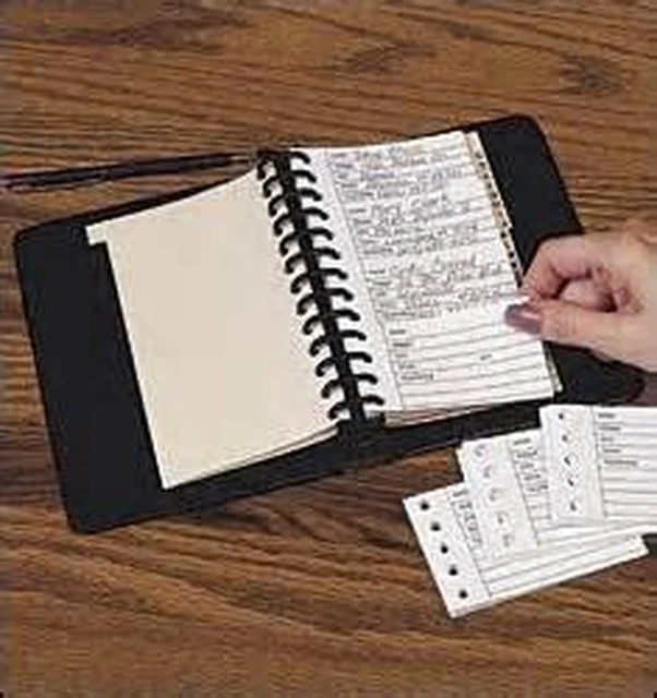 100 Page Desktop Address Book Refills