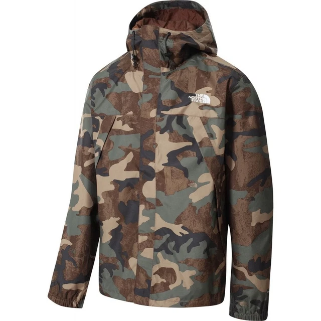 Mens North Face Printed Antora Full Zip Jacket Camo - Size XL , XXL