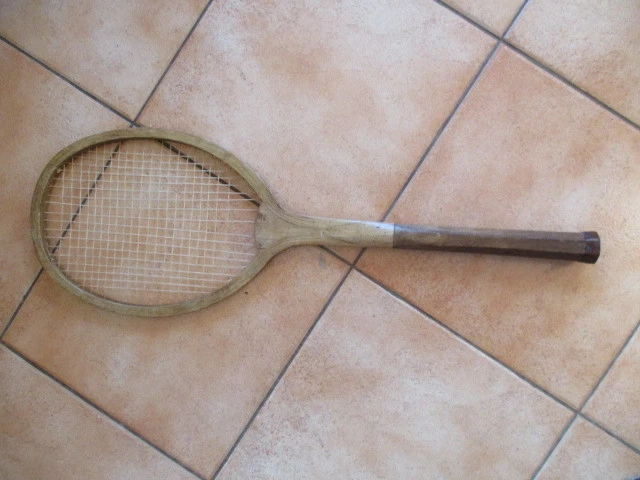 Ancienne Raquette De Tennis Slazenger Avec Presse - Vintage Collection - Occasion