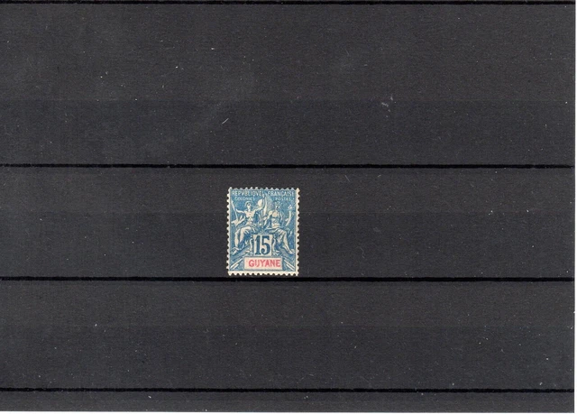 Timbre Guyane France Colonie 1892 N°35 Neuf* Mh