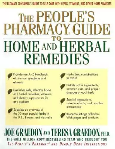 The People's Pharmacy Guide to Home and Herbal Remedies - Hardcover - GOOD