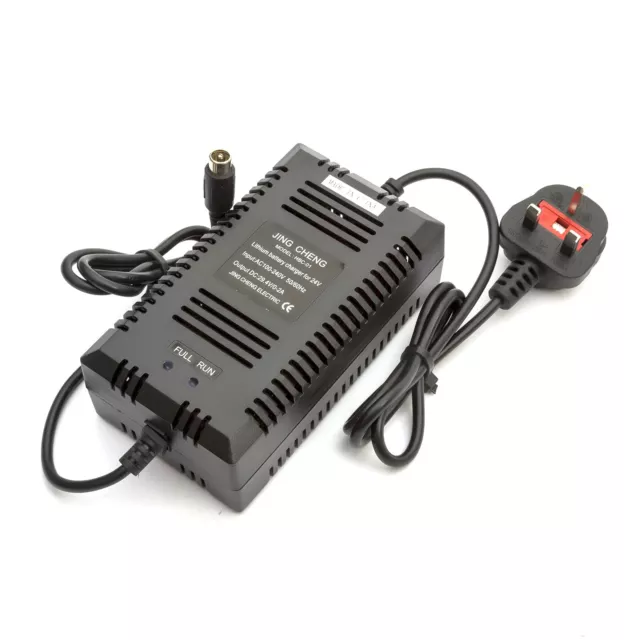 24v Lithium Battery Charger 0-2amp Electric Wheelchair 10amp & 15amp UK Plug 2