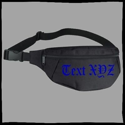 Belt Bag with Custom Text - Old German - Printing Ink Selectable - Fanny Pack
