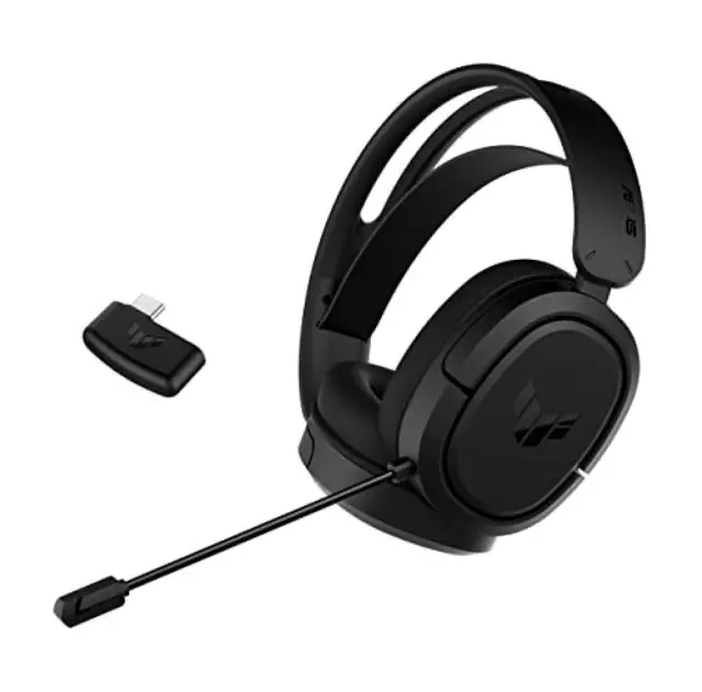 (TG. Taglia unica) ASUS TUF Gaming H1 Wireless Headset (Discord Certified Mic, 7