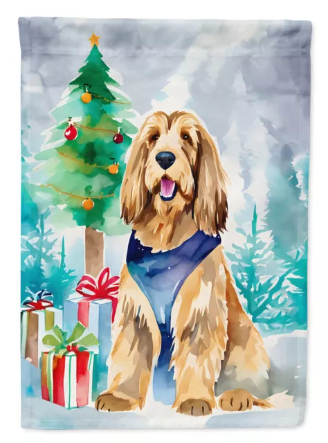 Otterhound Christmas Flag Canvas House Size DAC3550CHF