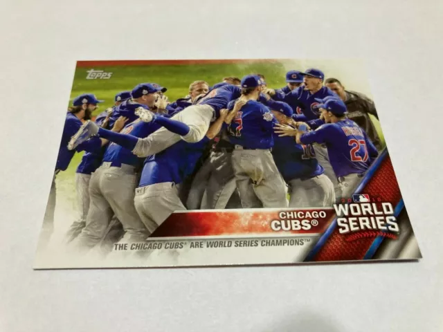 Rizzio Bryant 2016 Topps World Series Cards Chicago Cubs #Ws-15 W.s. Champs