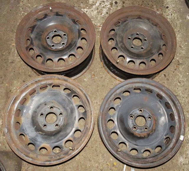 VW GOLF MK4 Four Steel Wheels 16