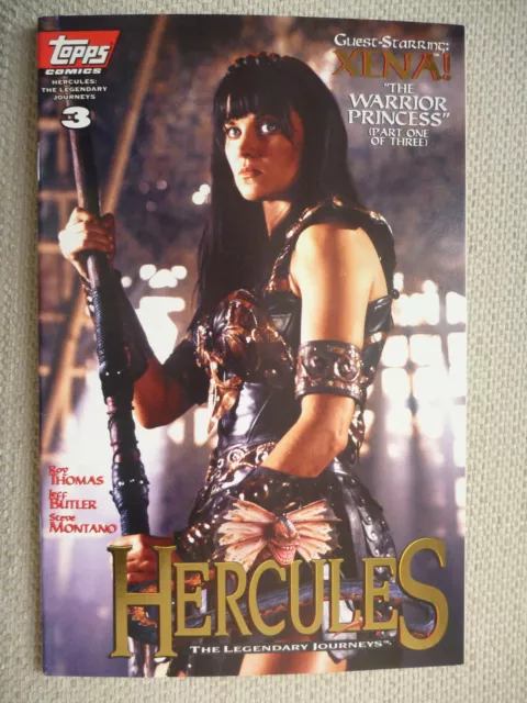 Hercules legendary Journeys 3 1st Xena Warrior Princess comic Topps Rare Foil ed