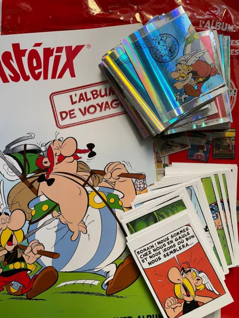 PANINI Astérix album de voyages 2022 4 images stickers, cartes au choix pour 1€