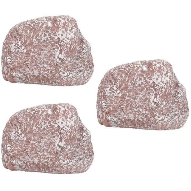 Caja de llaves de piedra rocas al aire libre roca jardín decoración llaves caja de ahorro resina