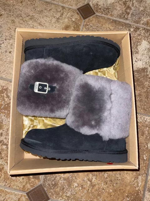 UGG Ellee Black/Gray Kids/Women's boot