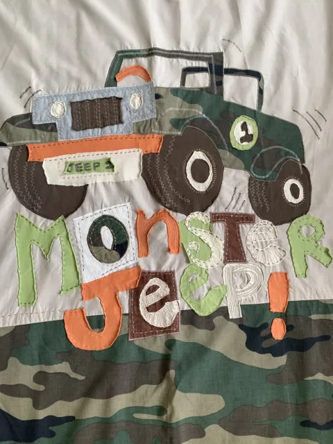 Next Boys Monster Jeep Camouflage Duvet Cover Set (UK single) 2