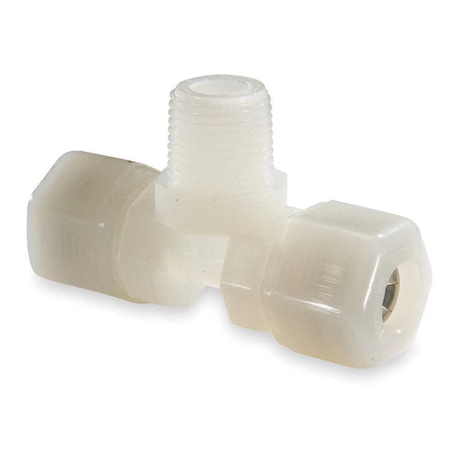 PARKER N8MT8 Branch Tee,Nylon,CompxM,1/2In