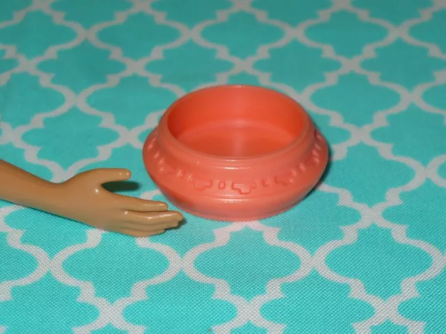 Mattel Barbie Doll Accessory Dream House SOUTHWEST Pink POT Living Room Diorama