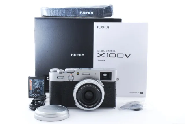 200Shots!! Fujifilm X100V Compact Digital Camera Silver [Near Mint In Box] #1869
