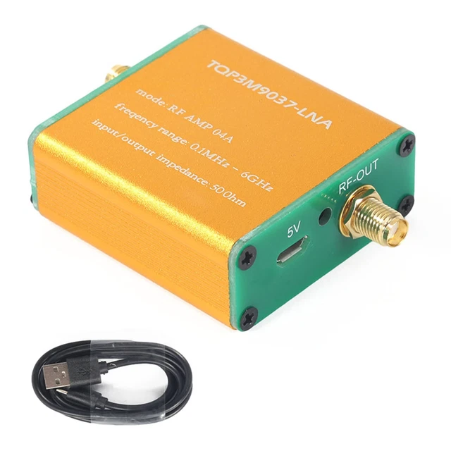 AMPLIFICATORE DI SEGNALE RF guadagno ultra basso rumore 20 dB per