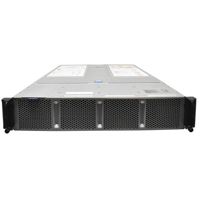 Quanta Server T42S-2U 4x Node no CPU no PC4 Heatsinks X527 10G SFP+ Rails #2